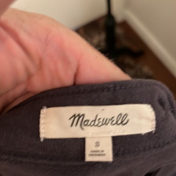 Madewell Gray Button Closure Cardigan Sweater Academia  Contemporary Work Office - Picture 8 of 9